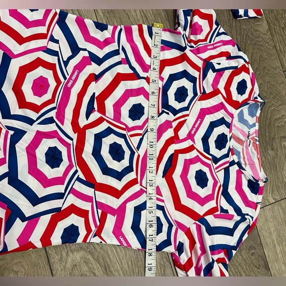 🌂 Lands' End Women's Umbrella Print Long Sleeve Cover-Up - Multicolor  🌂 - Picture 7 of 10
